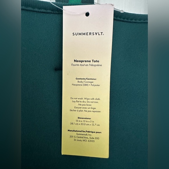 NWT Summersalt Neoprene Tote - Picture 2 of 6